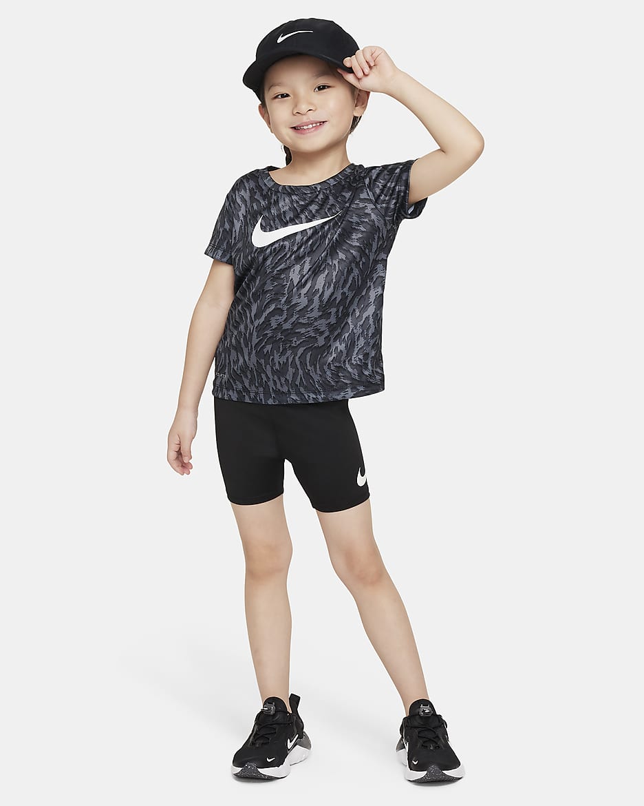 Nike Dri FIT Veneer Toddler Bike Shorts Set